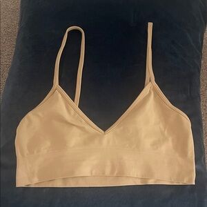 SKIMS Nude V-Neck Bralette
